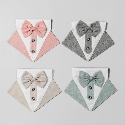 Adjustable Formal Collar Dog Wedding Bandana